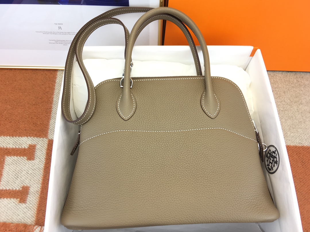 에르메스 볼리드31 에토프 은장 토고가죽